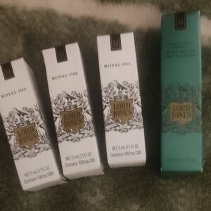 Royal Oil and Face Oil Set - White and Teal